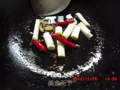 Make Red-burned fish head step 2