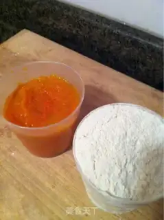 Make Potato pumpkin toast step 1