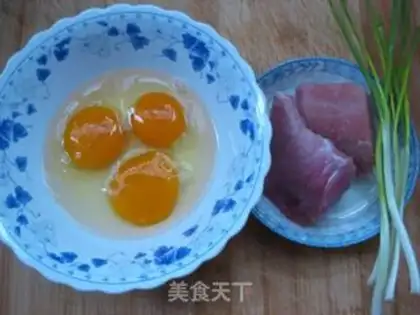 Make Meat and eggs step 0