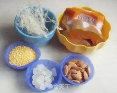 Make Pumpkin corn almond tofu step 0