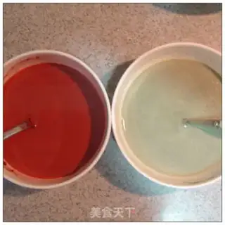 Make Three-coloured soy pudding step 7