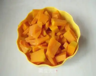 Make Pumpkin corn almond tofu step 2