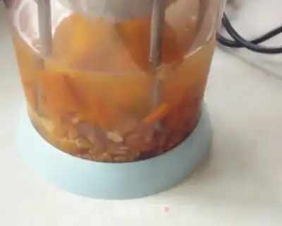 Make Pumpkin corn almond tofu step 4