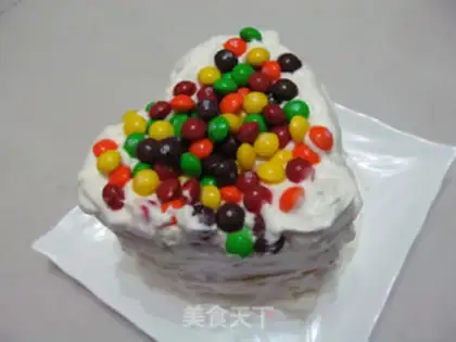 Make Rainbow cake step 9