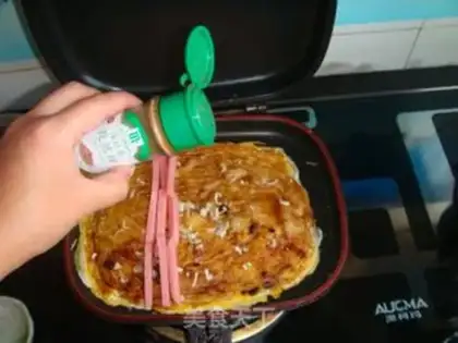 Make Egg pancakes step 8