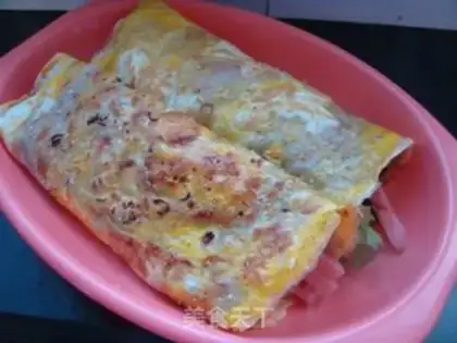 Make Egg pancakes step 10