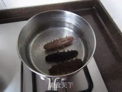 Make Meat and sea cucumber step 1