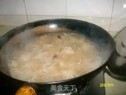 Make Meat and sea cucumber step 4