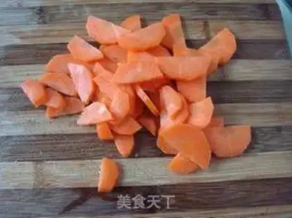 Make Carrot and mountain medicine step 1