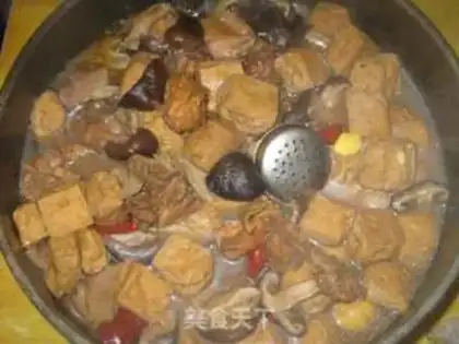 Make Frozen chickens with mushroom beans step 9