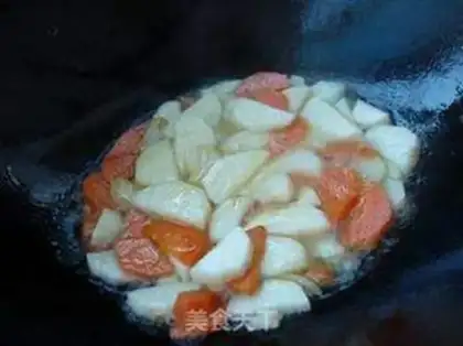 Make Carrot and mountain medicine step 6