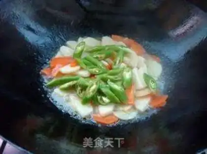 Make Carrot and mountain medicine step 7