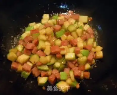 Make Sausage fried scortin step 5