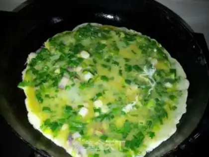 Make Onion eggcake step 5