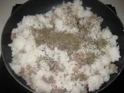 Make ♪ Zinc beef fried rice ♪ step 5