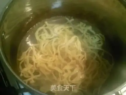 Make Carrot noodles step 6