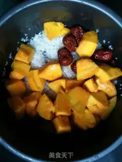 Make Red-tree pumpkin porridge step 3