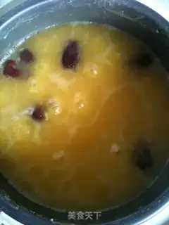 Make Red-tree pumpkin porridge step 5