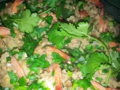 Make Shrimp meatballs step 12