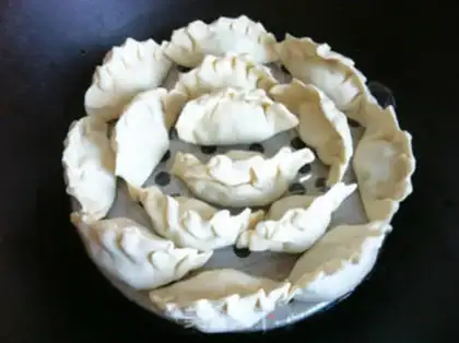 Make Vegetable dumplings step 13