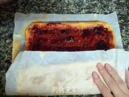 Make Blueberry twirl step 14