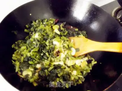 Make Scrambled bean paste step 6