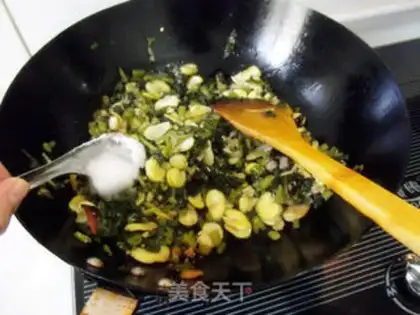 Make Scrambled bean paste step 7
