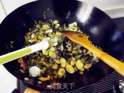 Make Scrambled bean paste step 8