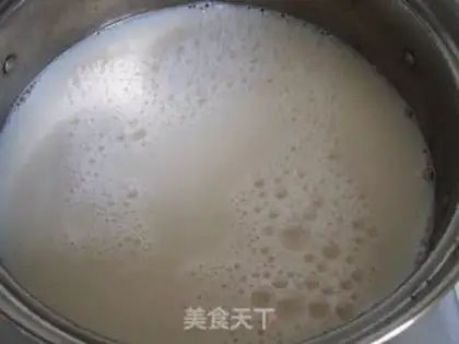Make Salt bean milk step 2