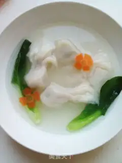 Make Chicken soup, shrimp dumplings step 11