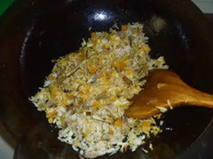 Make Crab soup bag step 5
