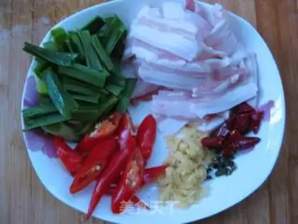 Make Dry pot tofu step 1