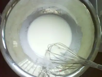 Make Lemon mousse cake step 1