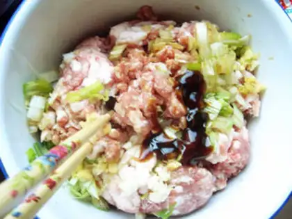Make Porkballs step 1