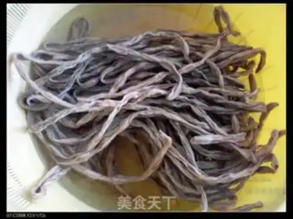 Make The fragrance bean horn step 0