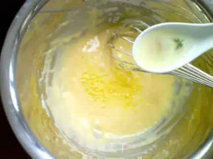 Make Lemon mousse cake step 4
