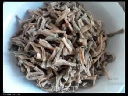 Make The fragrance bean horn step 1