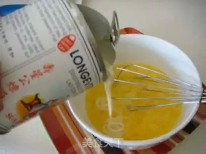 Make Apple egg milk step 3