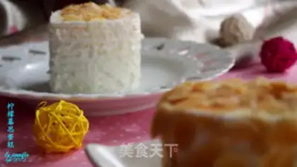 Make Lemon mousse cake step 17