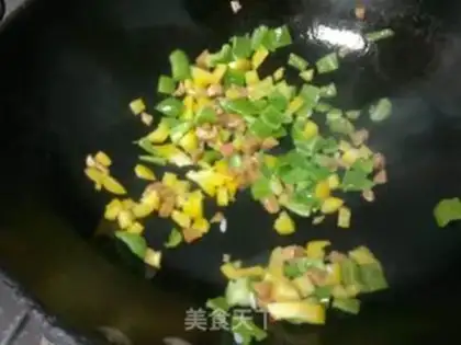 Make Egg fried rice step 1