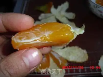 Make Orange sugar step 1