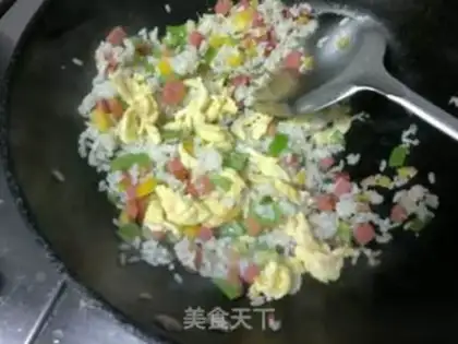 Make Egg fried rice step 3