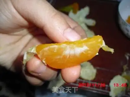 Make Orange sugar step 2