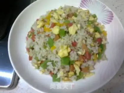 Make Egg fried rice step 4