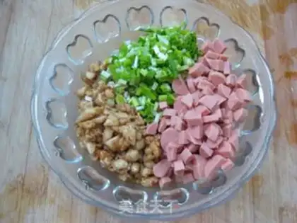 Make Chicken silk roll step 7