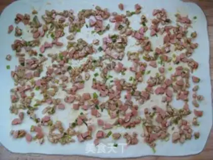 Make Chicken silk roll step 10