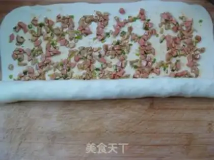 Make Chicken silk roll step 12