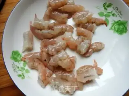Make "Shrimp shrimp." step 1