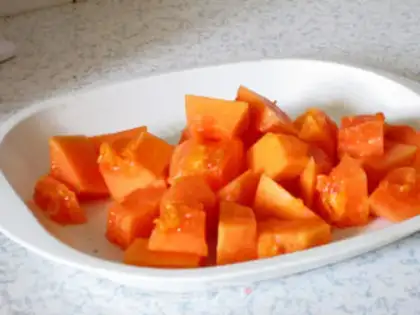 Make The papaya silver ear step 3