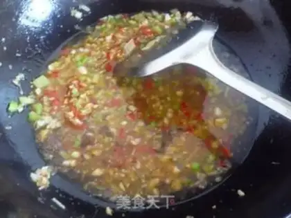 Make Fish, shrimp, eggplant step 12